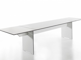 stół prostokątny z hpl; designerskie meble do jadalni; designerski stół; rozkładany stół 