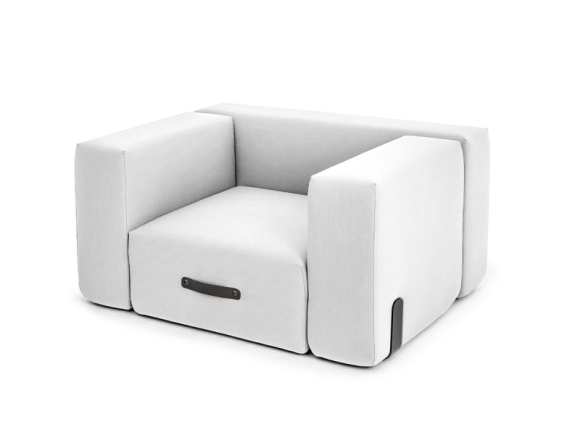 roskładana sofa ogrodowa miami biała