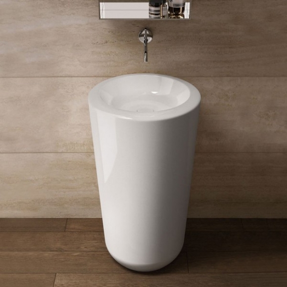 nowoczesna umywalka; elegancka umywalka wolnostojąca; wyposażenie łazienek; umywalka z ceramiki