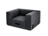 roskładana sofa ogrodowa miami czarna