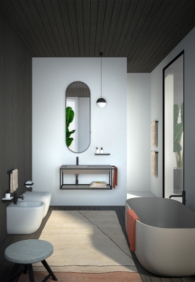 Umywalka ceramiczna podwieszana Era 100 ceramika cielo